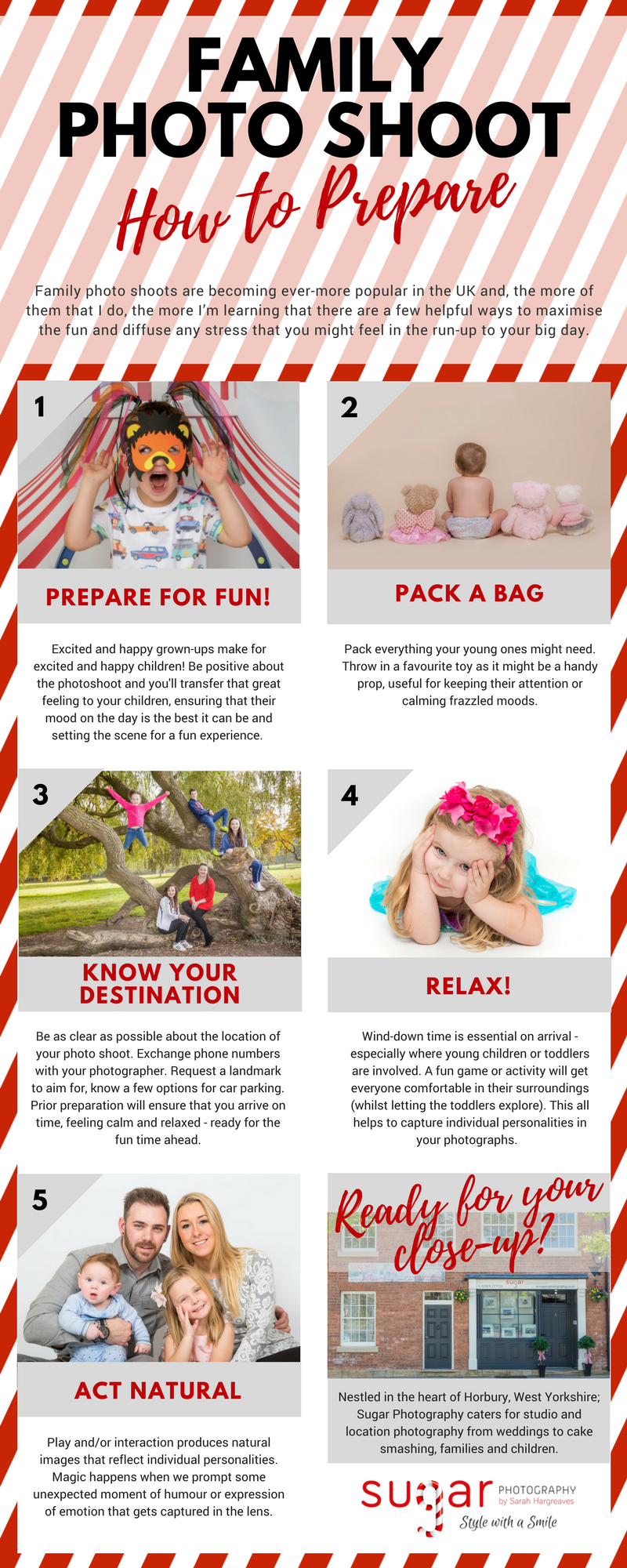 INFOGRAPHIC full of advice on how to prepare for your family photo shoot